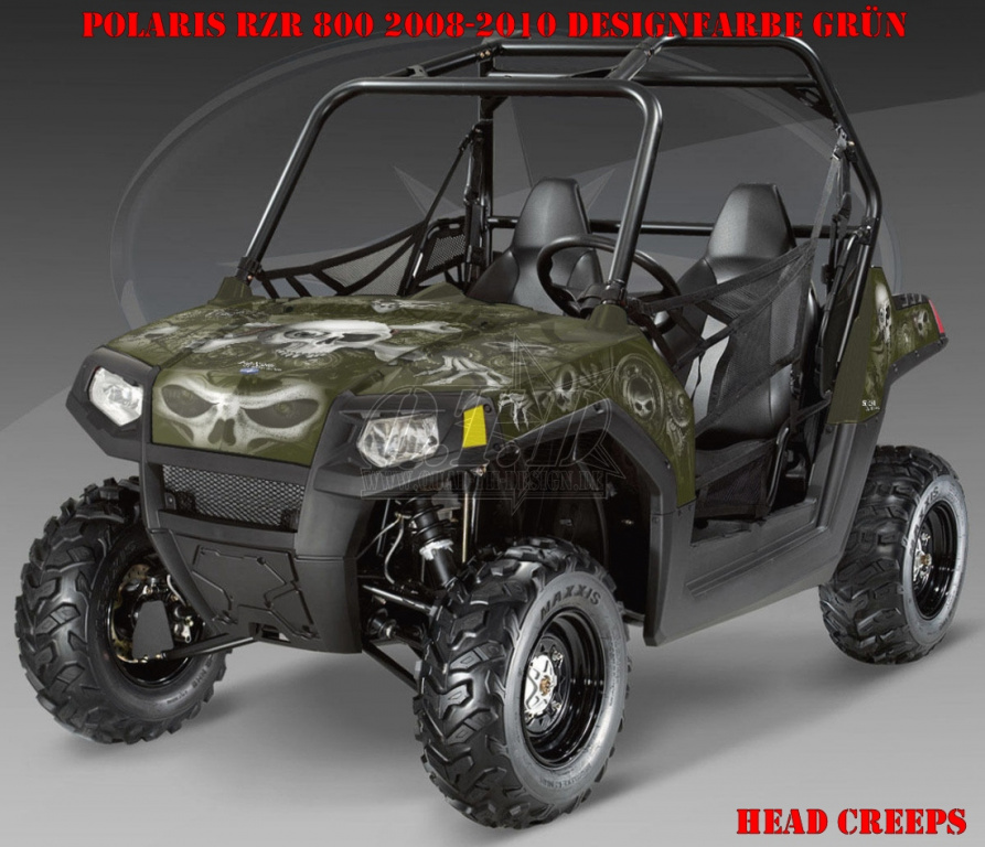 Head Creeps Grün für Polaris RZR 800/800 S - 2006-2010